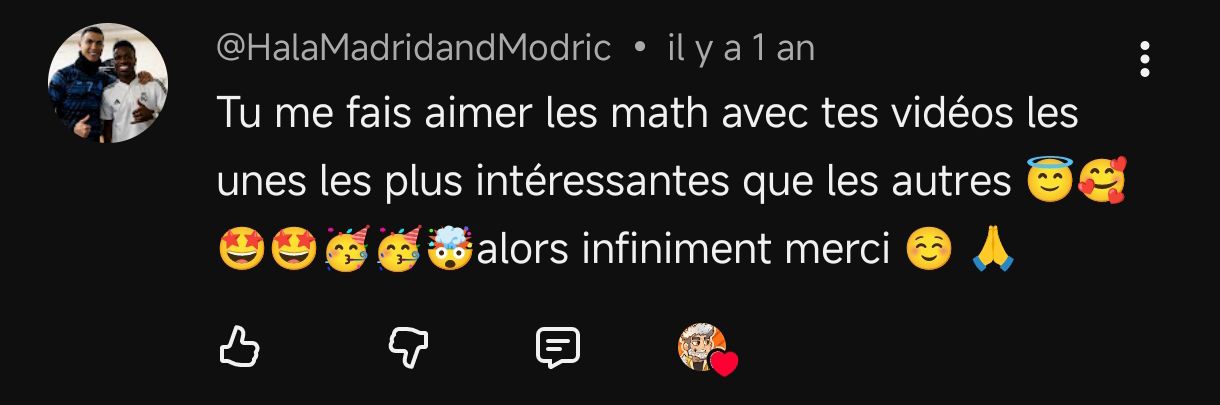 Commentaire YouTube